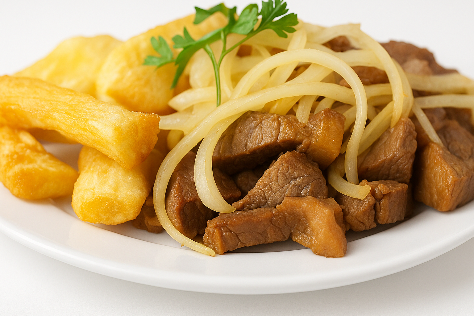 Carne de Sol com Macaxeira